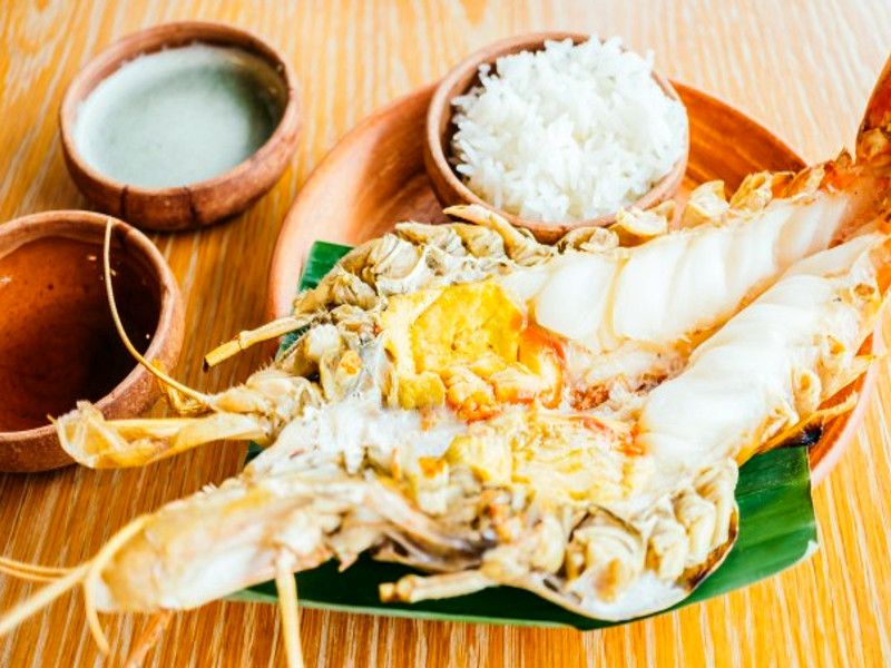 กุ้งเผา