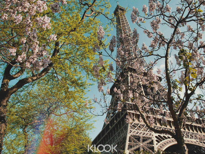 สวนสาธารณะ Champ de mars จุดถ่ายรูปกับหอไอเฟล