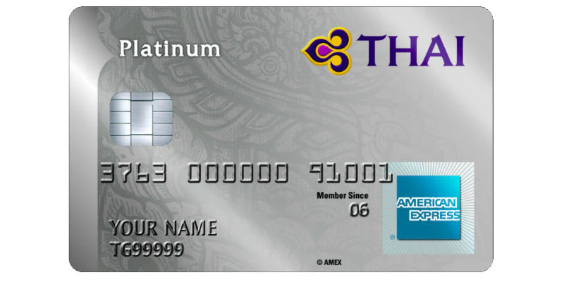 บัตรเครดิตแพลทินัม การบินไทย อเมริกัน เอ็กซ์เพรส