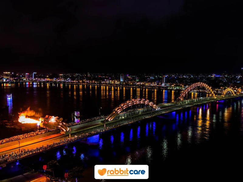 ที่เที่ยวเวียดนาม เมืองดานัง สะพานมังกร (Dragon Bridge)