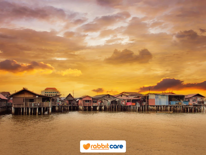 เที่ยวหมู่บ้านชาวประมงปีนัง (Chew Jetty)