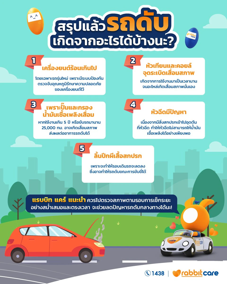 รถดับ เกิดจากอะไร