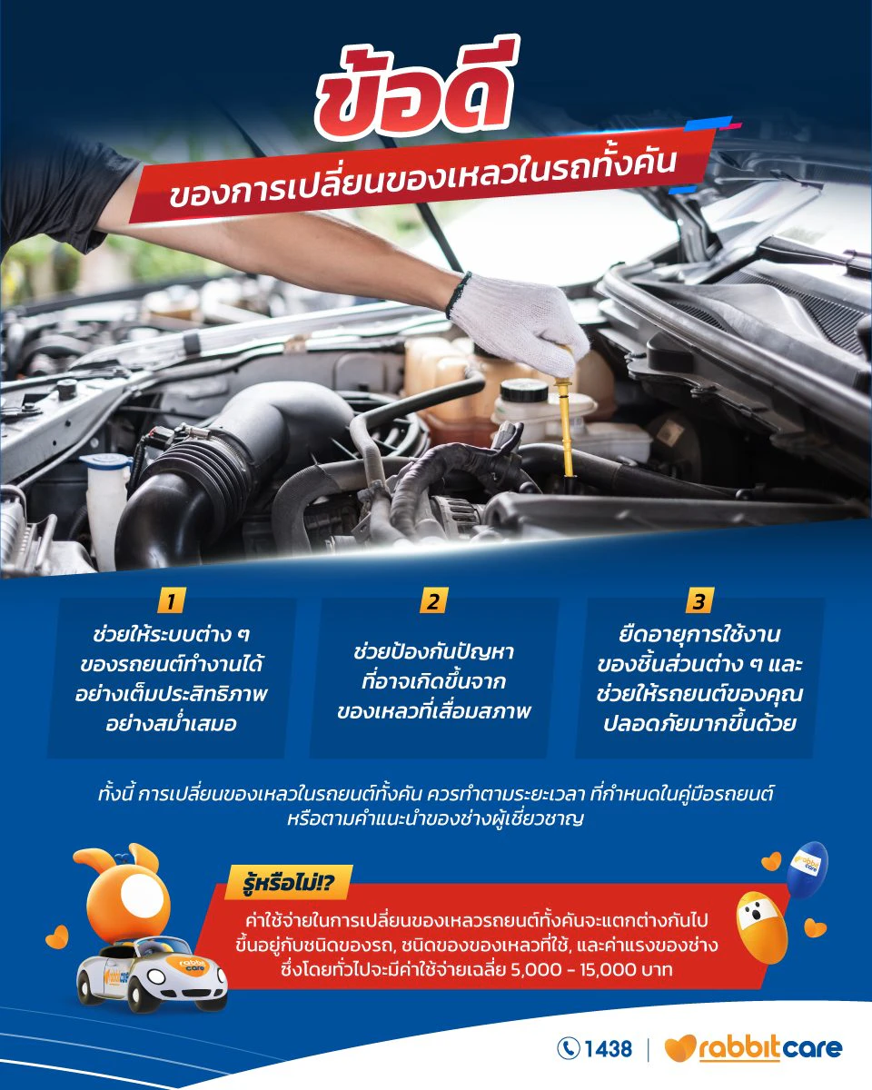 เปลี่ยนของเหลวรถ