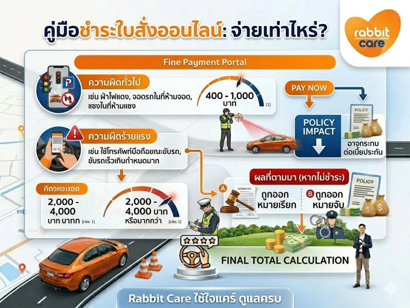 หากต้องจ่ายใบสั่งออนไลน์ จ่ายเท่าไหร่?